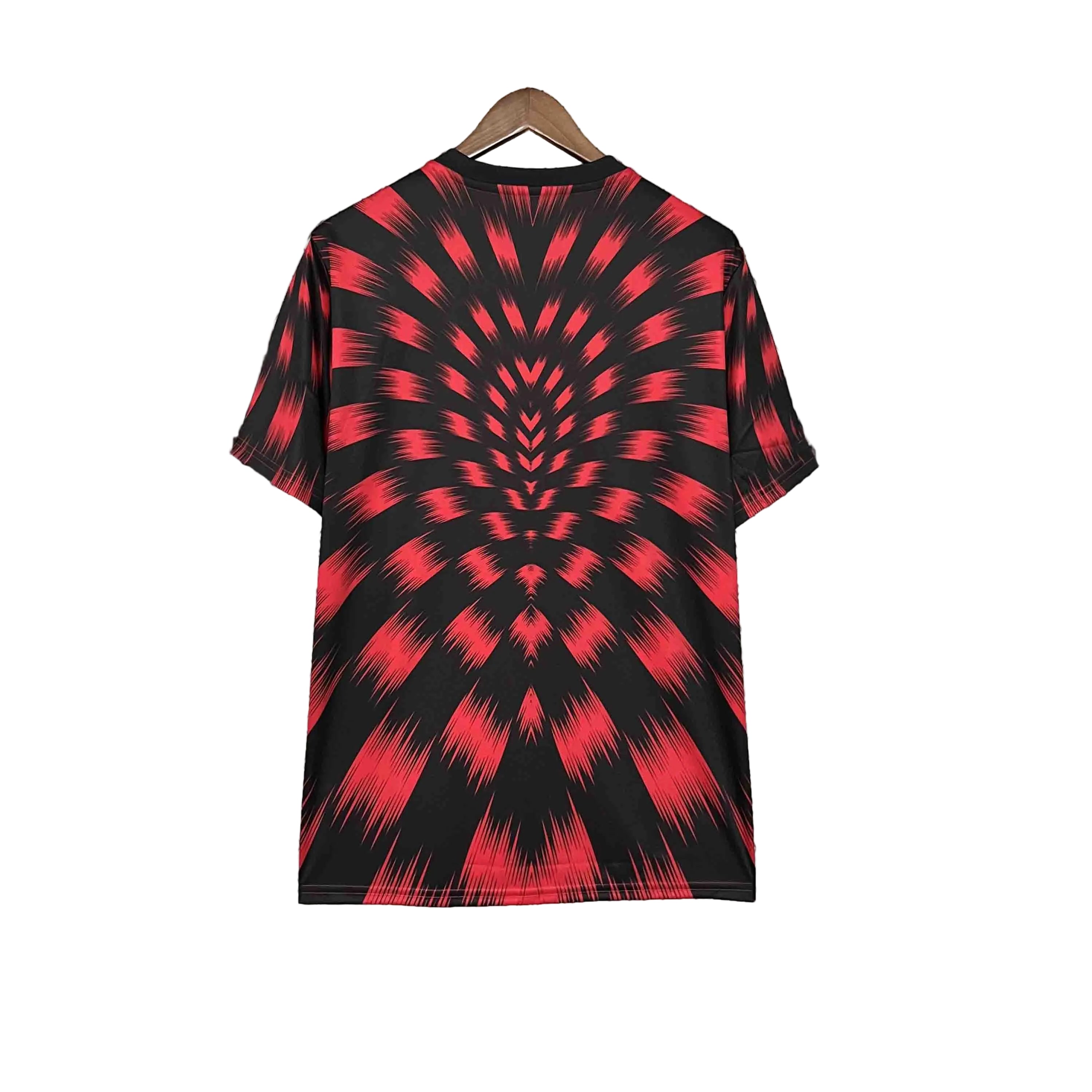 CAMISOLA DO FLAMENGO 25/26 VERMELHO E PRETO TREINO