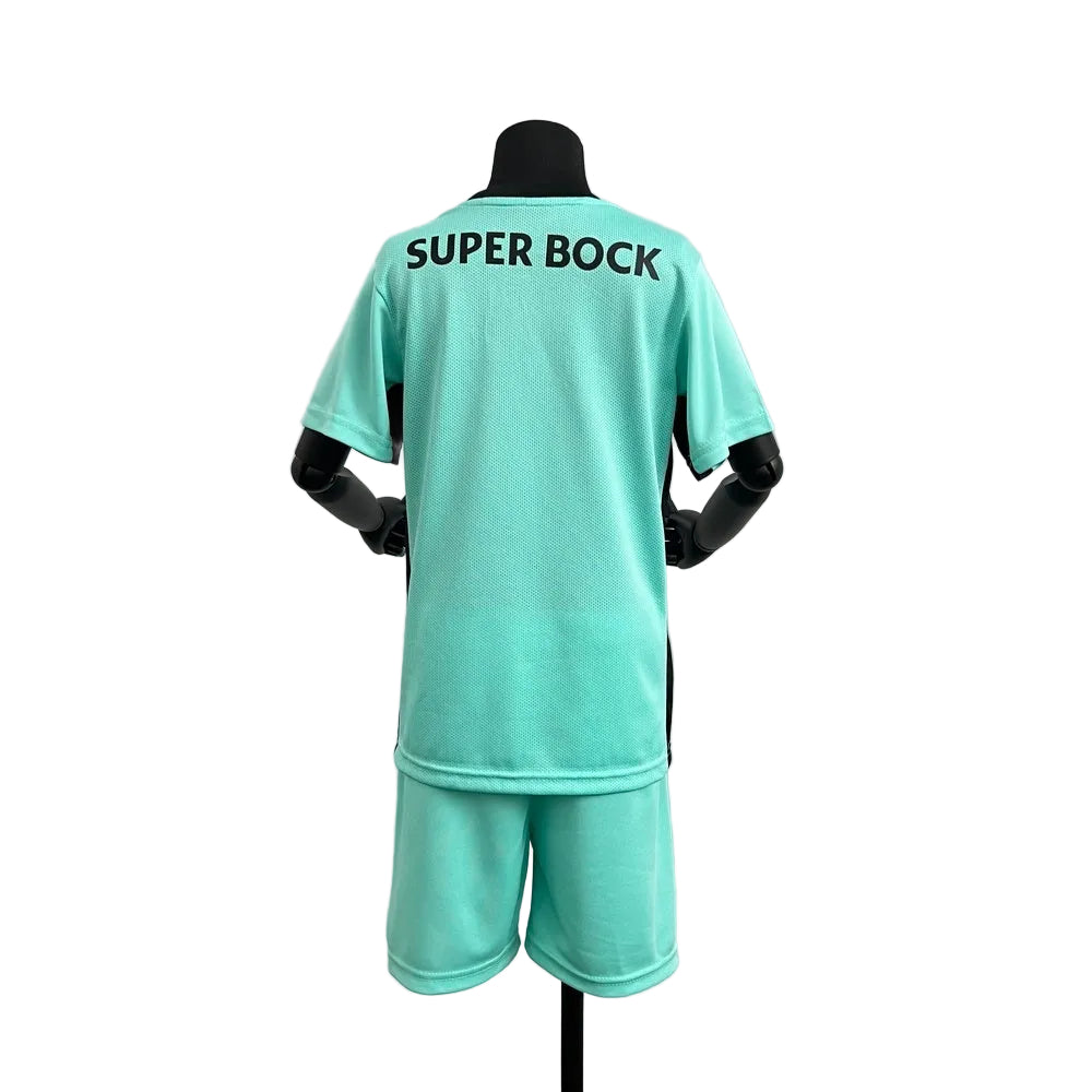 KIT INFANTIL DO SPORTING 25/26 VERDE ÁGUA