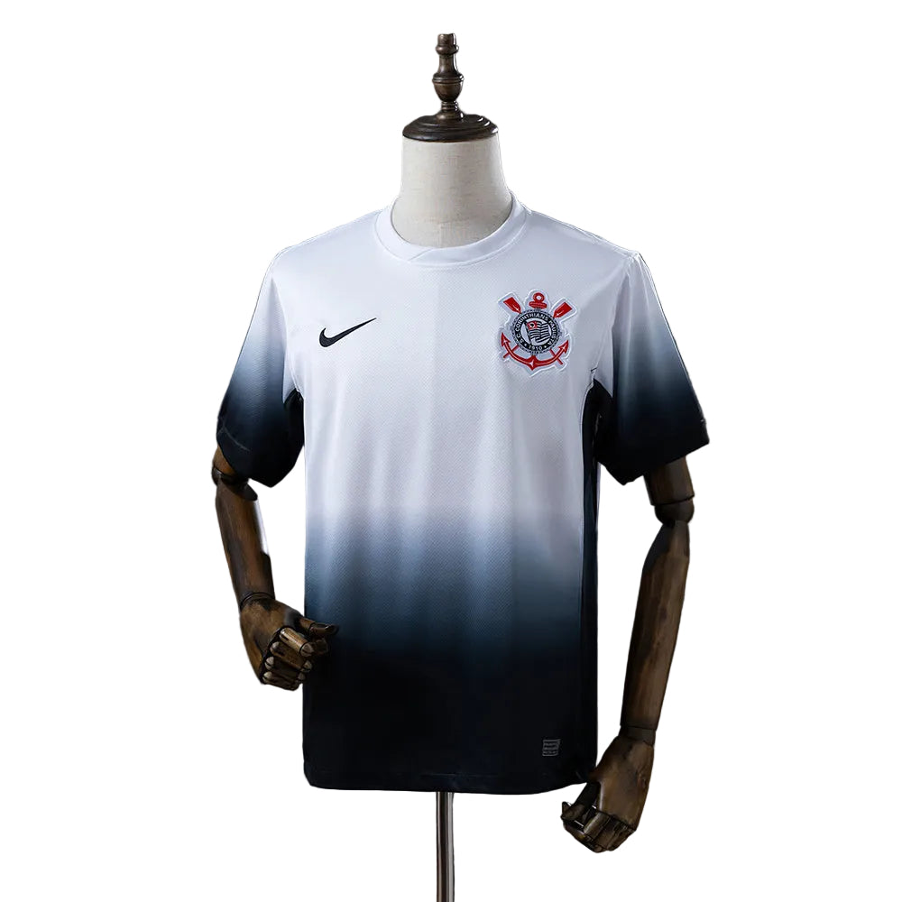 CAMISOLA DO CORINTHIANS 24/25 BRANCO E PRETO