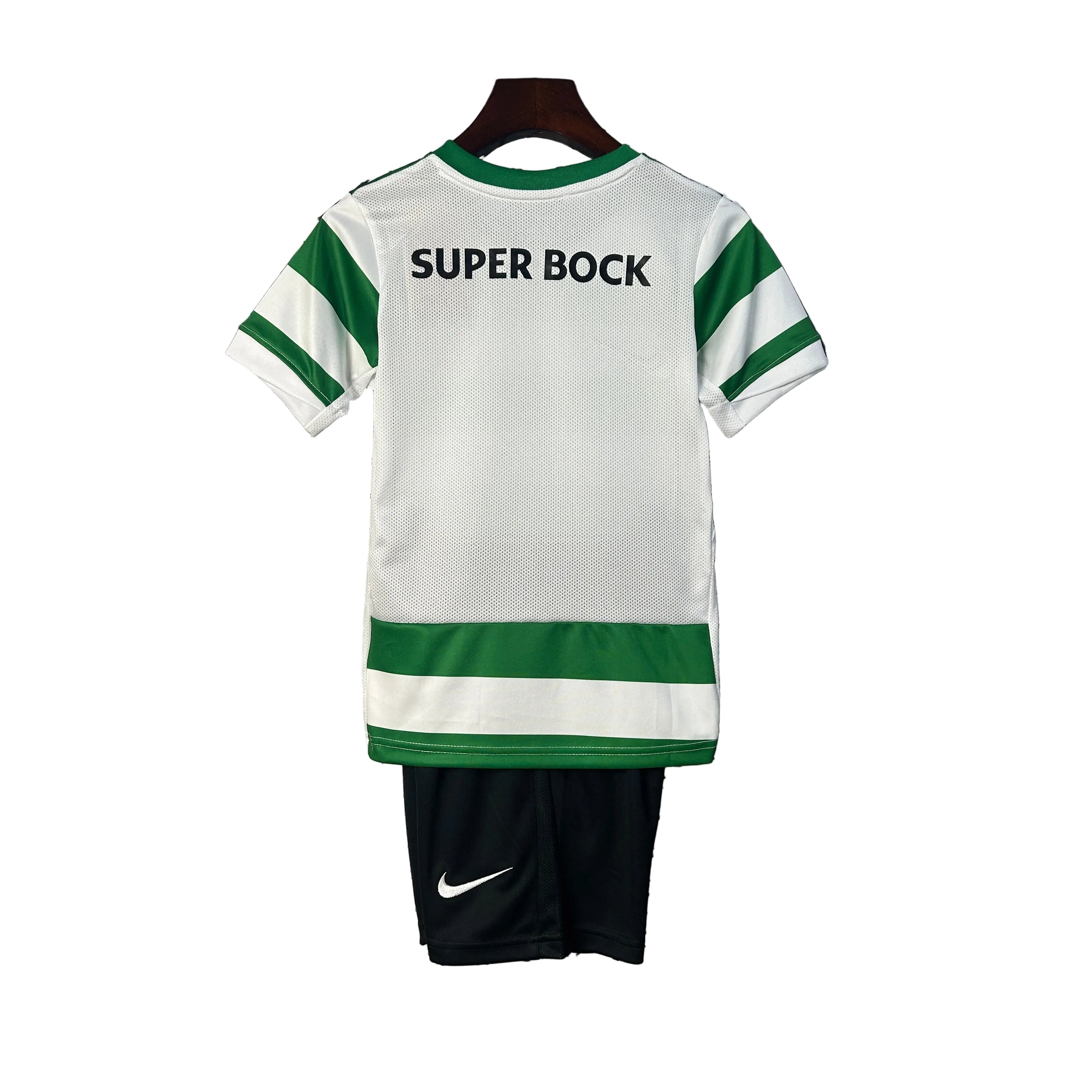 KIT INFANTIL DO SPORTING 25/26 VERDE E BRANCO