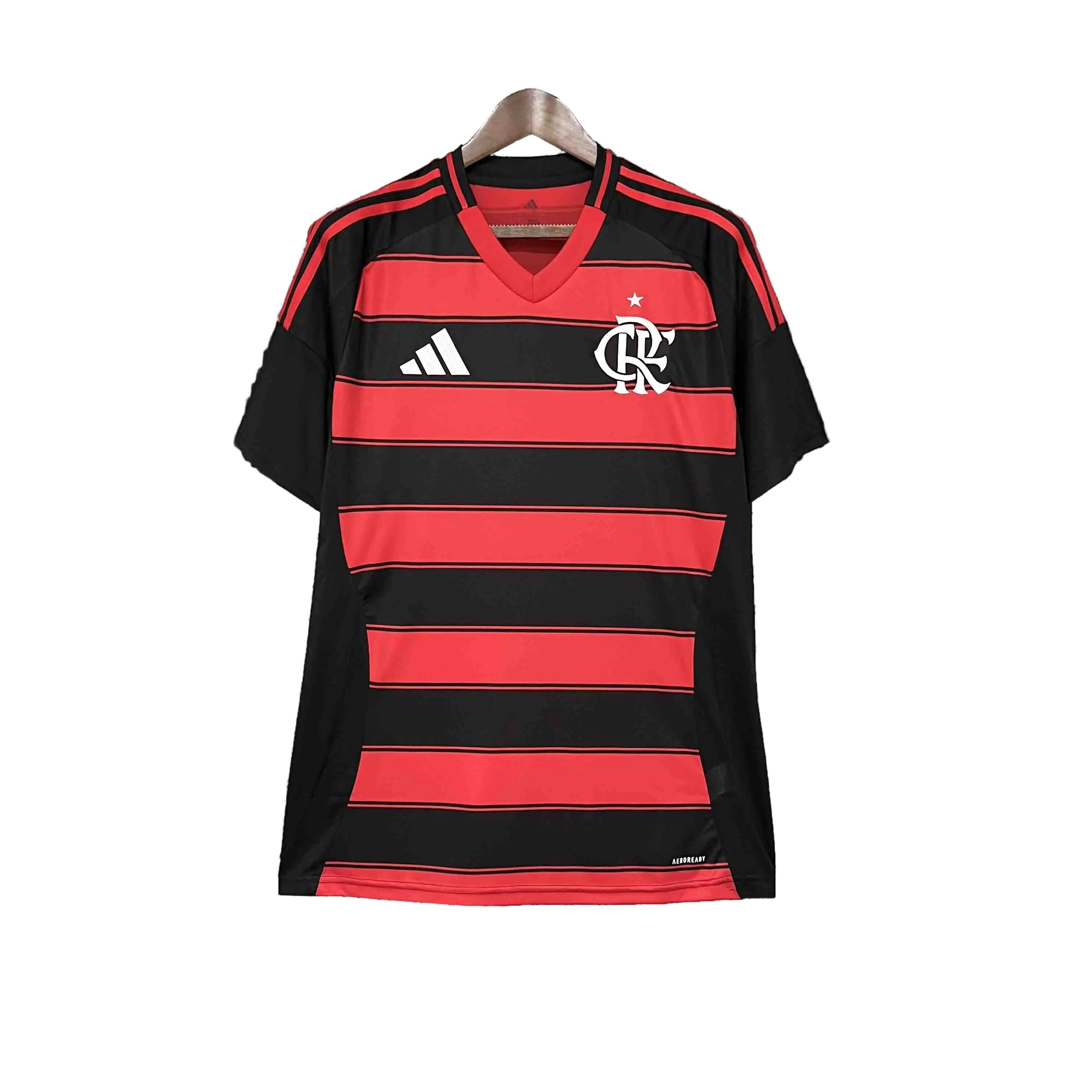 CAMISOLA DO FLAMENGO 25/26 VERMELHO E PRETO