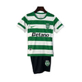 KIT INFANTIL DO SPORTING 25/26 VERDE E BRANCO