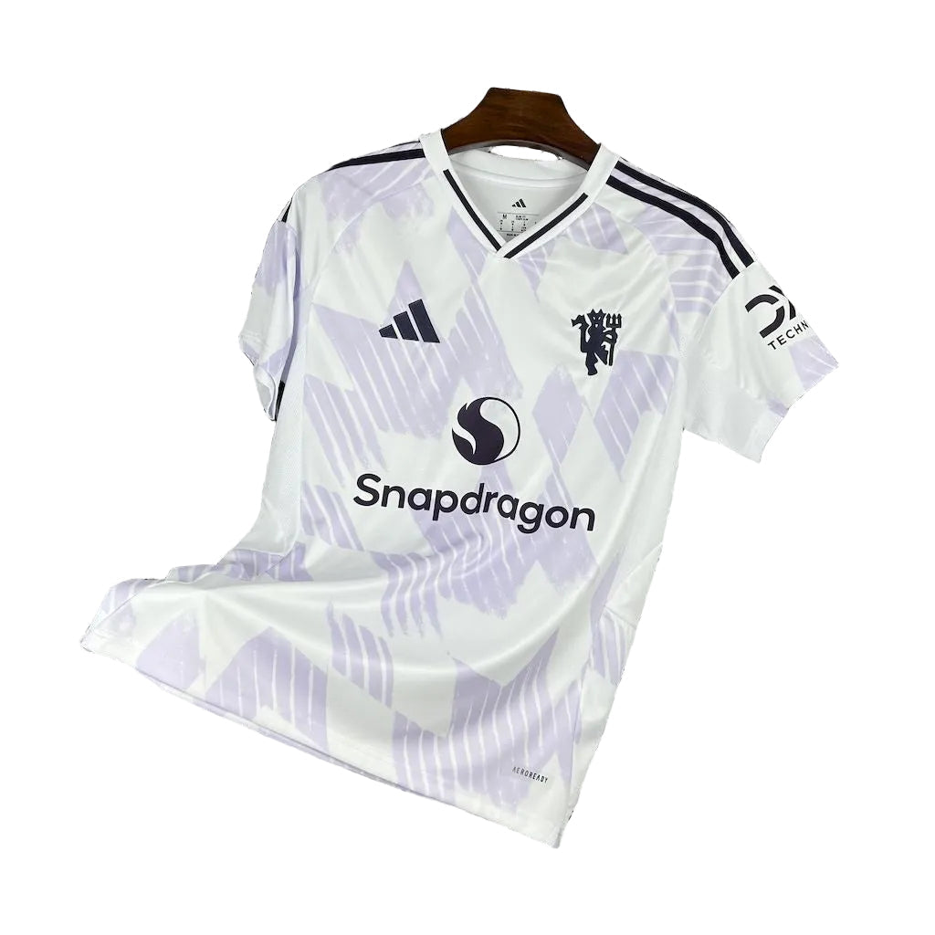 CAMISOLA DO MANCHESTER UNITED 25/26 BRANCO