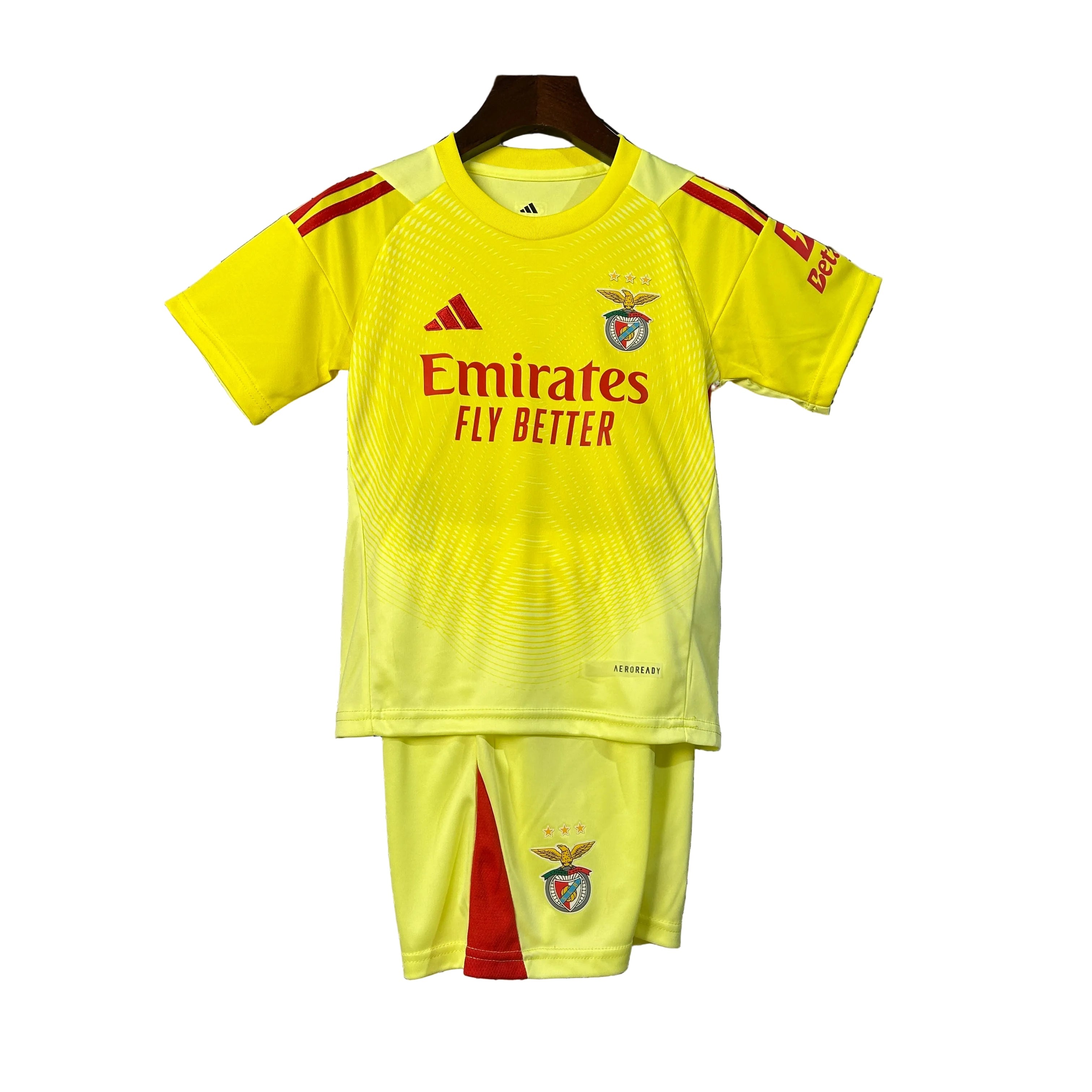 KIT INFANTIL DO BENFICA 25/26 AMARELO GUARDA REDES