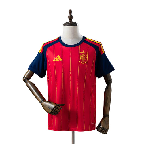 CAMISOLA DA SELEÇÃO DA ESPANHA 26/27 VERMELHO E AZUL