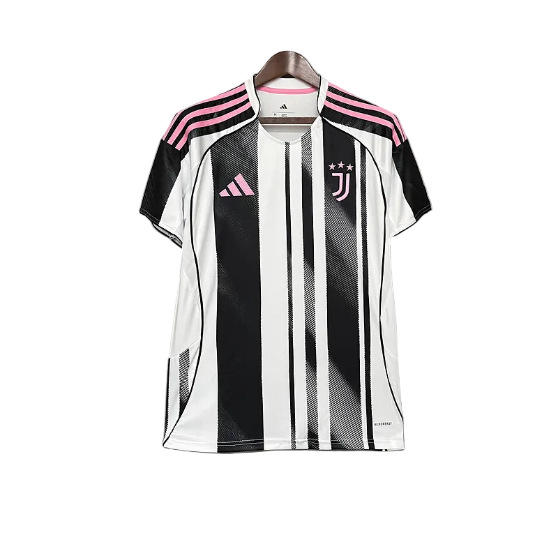 CAMISOLA DO JUVENTUS 25/26 PRETO E BRANCO