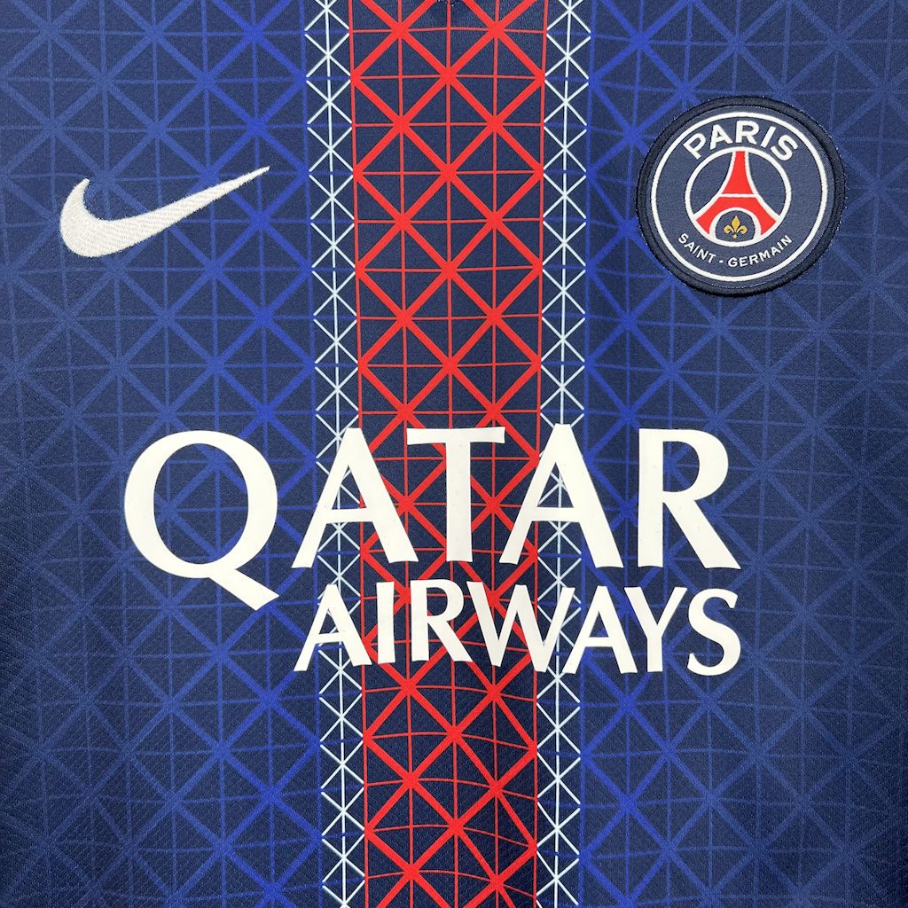 CAMISOLA DO PSG 25/26 AZUL E VERMELHO