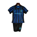 KIT INFANTIL DO INTER DE MILAN 25/26 AZUL E PRETO