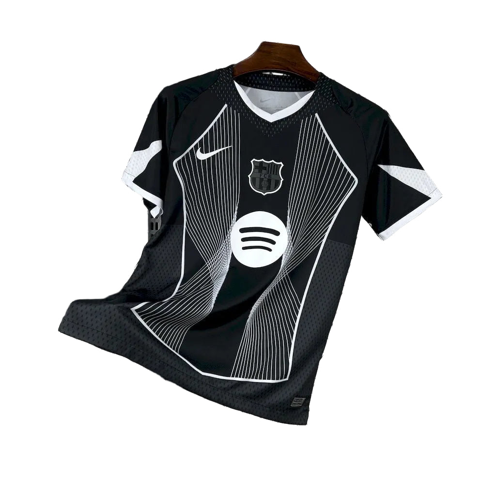 CAMISOLA DO BARCELONA 25/26 EDIÇÃO ESPECIAL PRETO