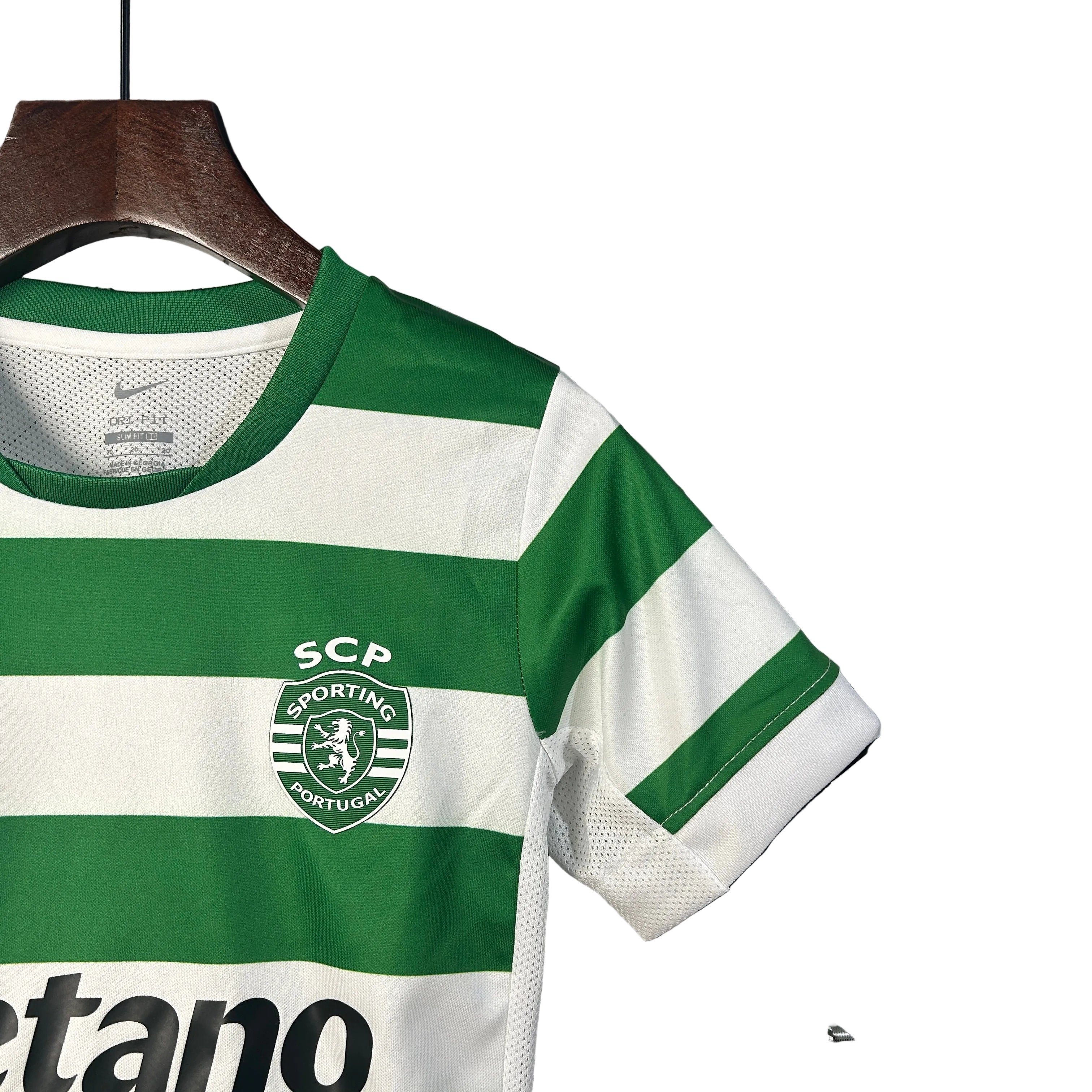KIT INFANTIL DO SPORTING 25/26 VERDE E BRANCO