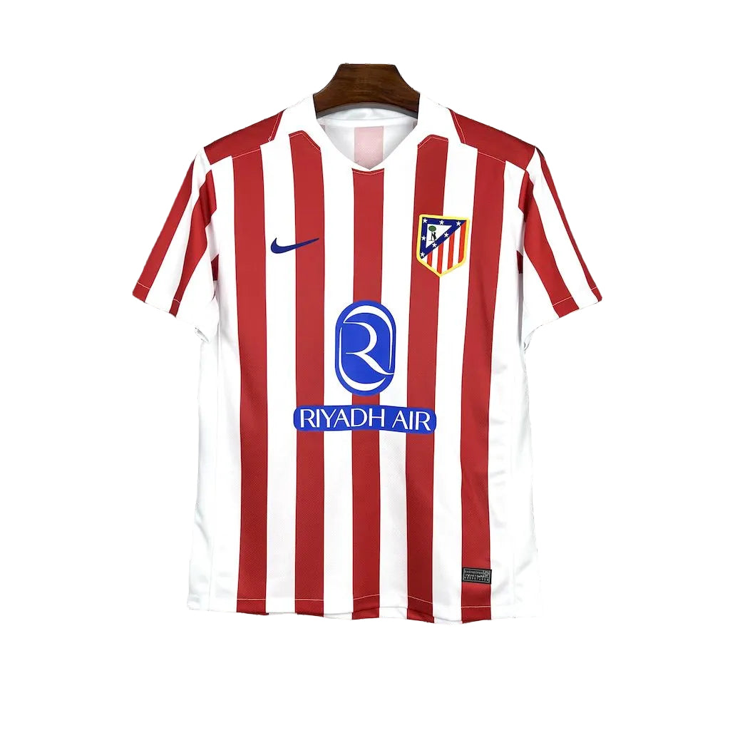 CAMISOLA DO ATLETICO DE MADRID 25/26 BRANCO E VERMELHO