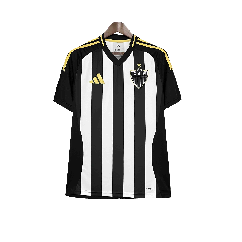 CAMISOLA DO ATLETICO MINEIRO 25/26 PRETO E BRANCO