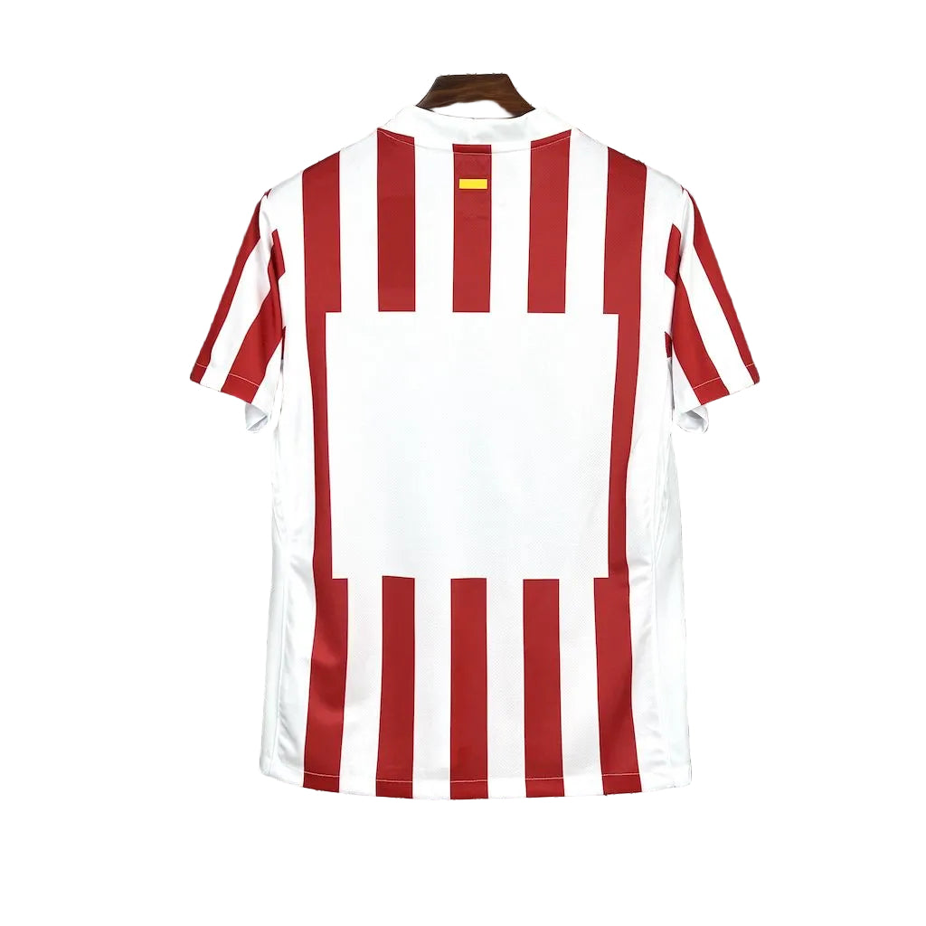 CAMISOLA DO ATLETICO DE MADRID 25/26 BRANCO E VERMELHO