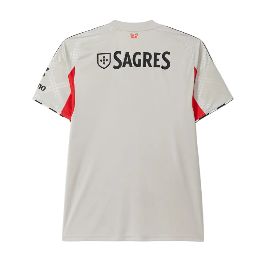Camisola Alternativa Bege SL Benfica 2025-2026