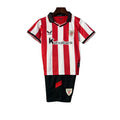 KIT INFANTIL DO ATLETIC BILBAO 25/26 VERMELHO E BRANCO
