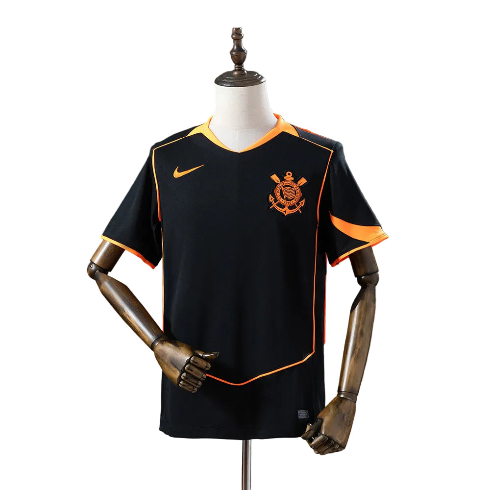 CAMISOLA DO CORINTHIANS 25/26 PRETO E LARANJA