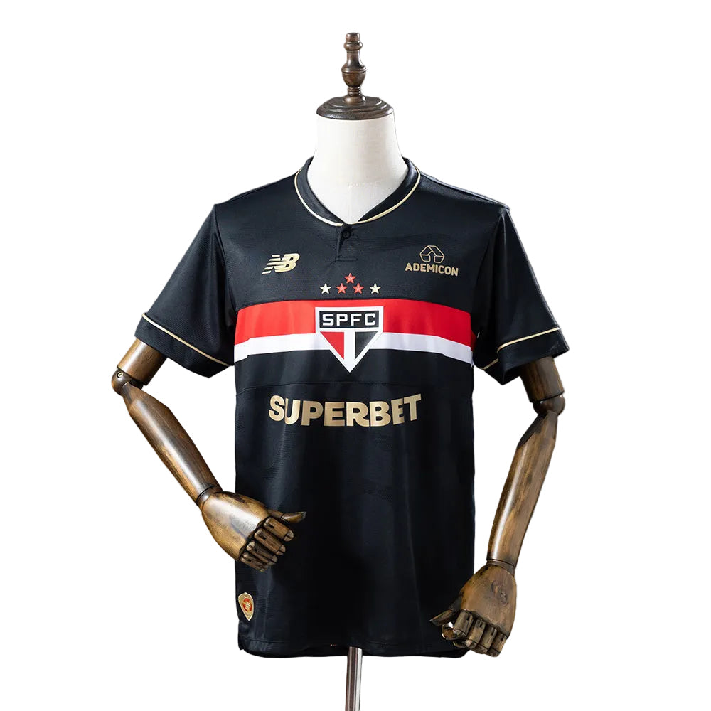 CAMISOLA DO SÃO PAULO 25/26 PRETO