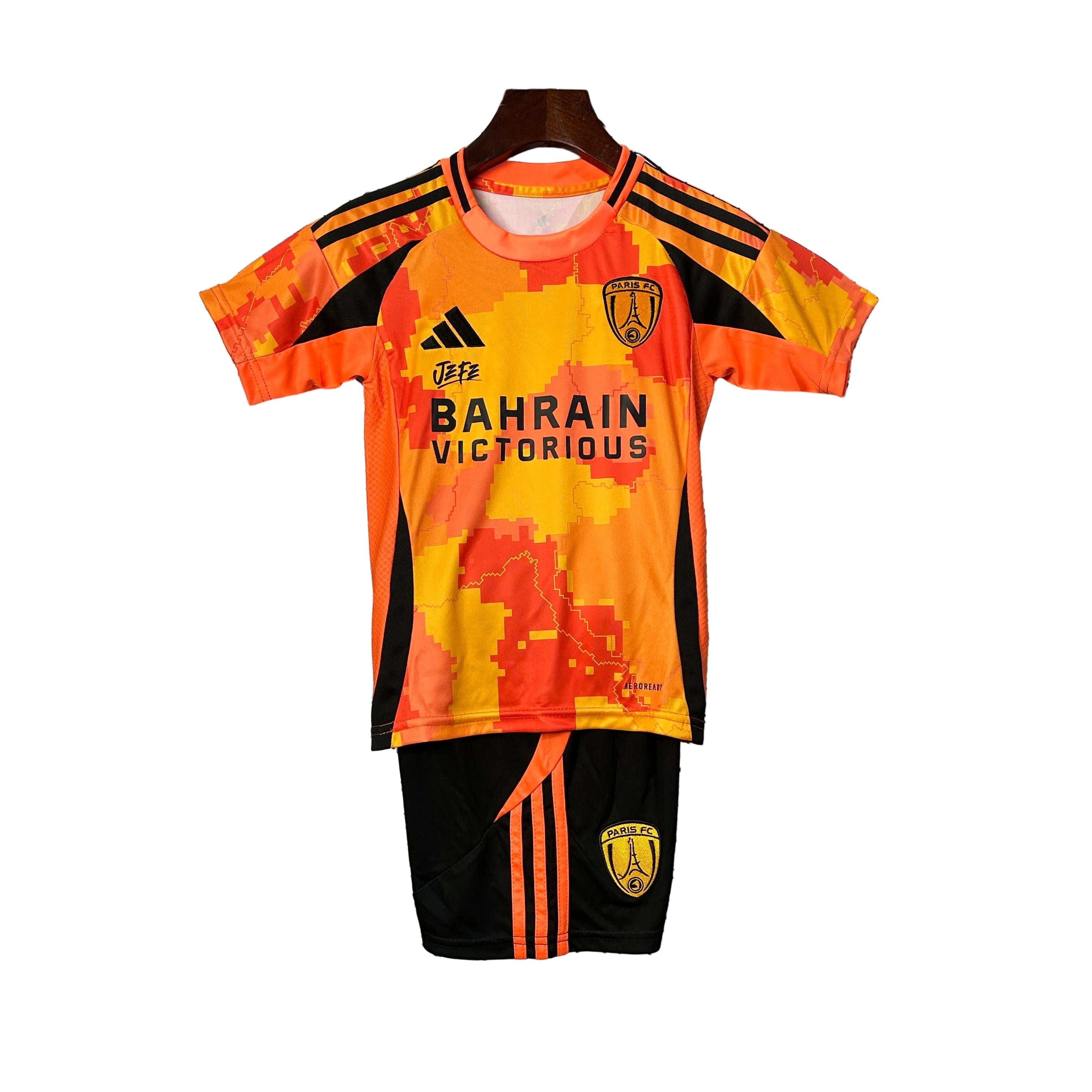 KIT INFANTIL DO PSG 25/26 EDIÇÃO ESPECIAL LARANJA